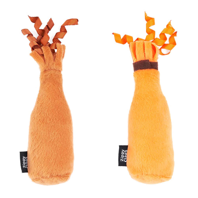 ZippyClaws Halloween Catnip Crusherz 2-Pack – Hard Cider & Pumpkin Ale