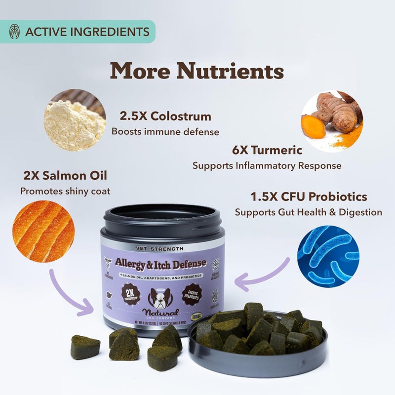 Natural Dog Company Vet Strength Aller-Immune Chews- 90 chews