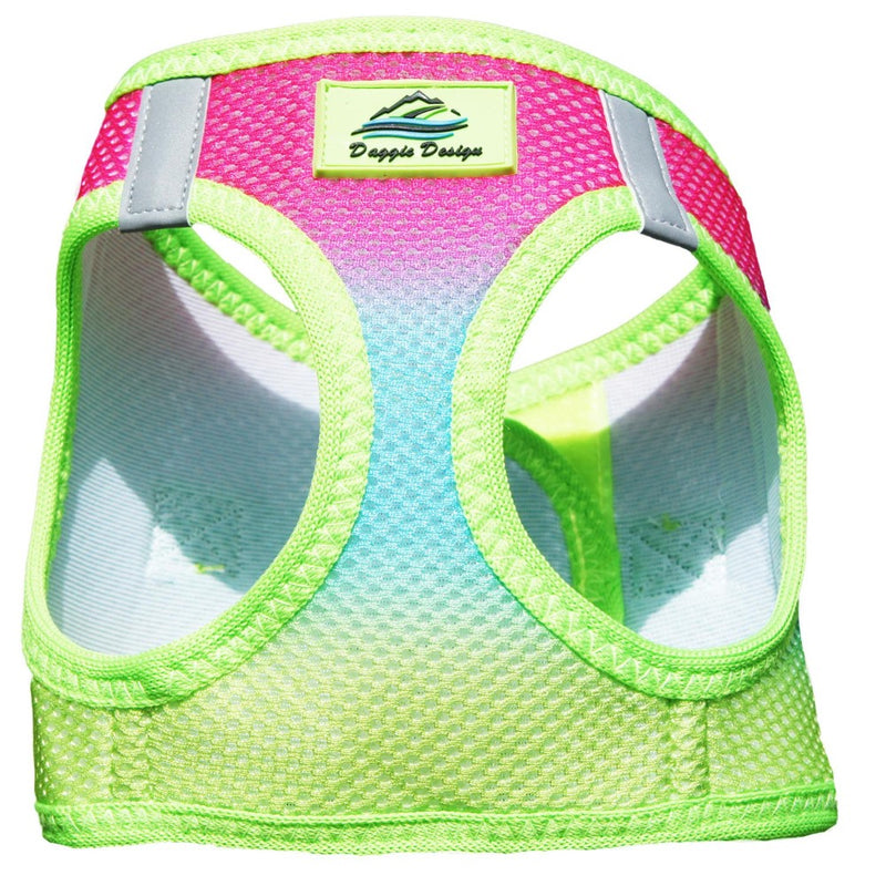 Doggie Design American River Choke Free Dog Harness Ombre Collection - Rainbow