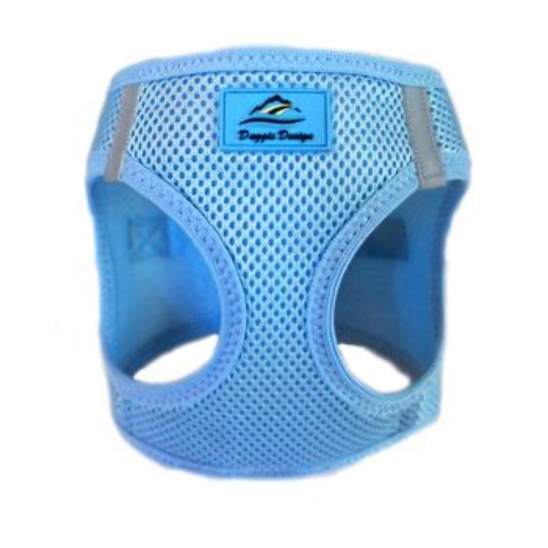 Doggie Design American River Solid Ultra Choke Free Dog Harness - Light Blue