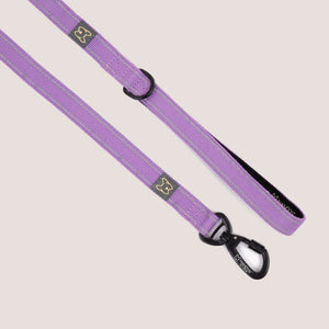 Nandog ANTI-PUSH SPORT DOG LEASH WITH NEOPRENE HANDLE - LILAC