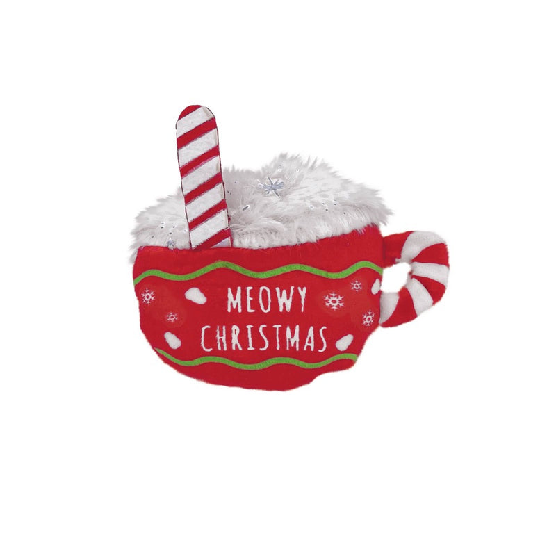 KONG Holiday Scrattles Cafe Cat Toy- 1 Toy