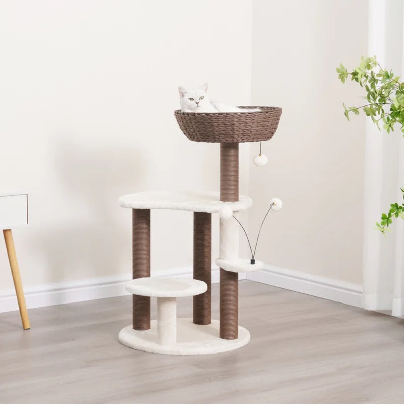 Petpals Quartz Handwoven, Eco-Friendly, Sustainable Medium Cat Tree