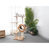 PetPals Wagon Style Minimalistic Design, Wooden Medium Cat Tower