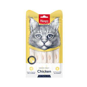 Wanpy Creamy Chicken Treat - 5 tubes