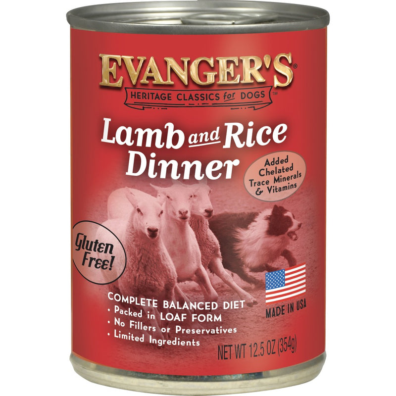 Evanger's Heritage Classic Lamb & Rice Dinner – 12.5oz