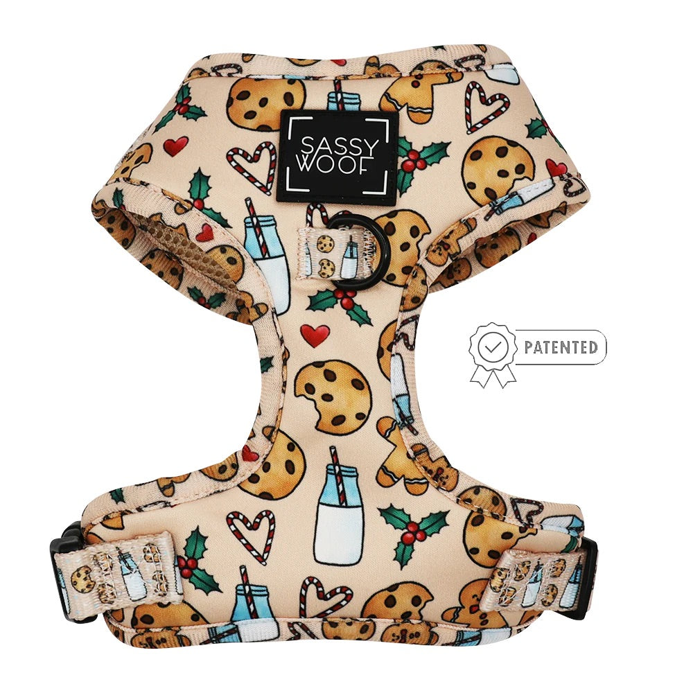 Sassy Woof Cookies Fur Santa Adjustable Harness