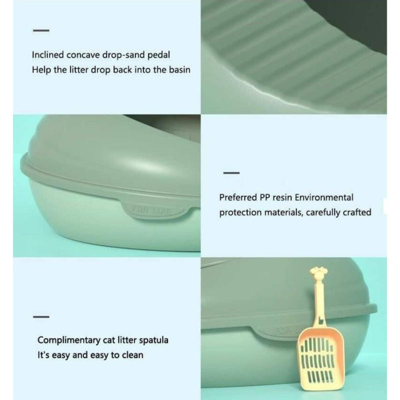 Round Cat Litter Box- Assorted Colours