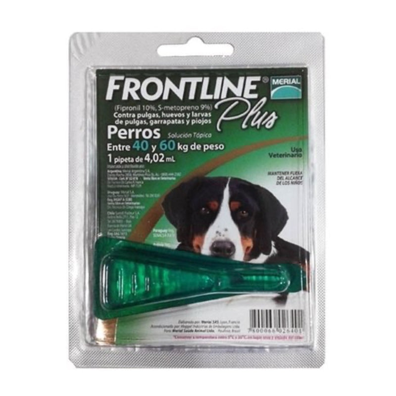 FRONTLINE Plus Flea and Tick Treatment for X-Large Dogs (40 - 60kg)- 1 Dose
