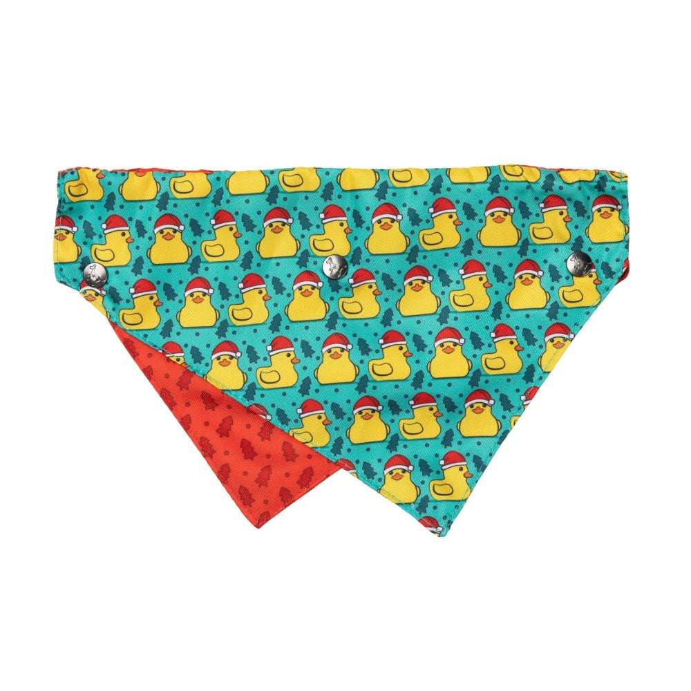 Fuzzyard Merry Quackmas Bandana and Bowtie - 2 Pack