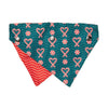 Fuzzyard I Heart Candy Canes Bandana and Bowtie- 2 Pack