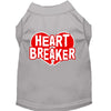 Mirage Pet Dog & Cat Screen Printed, "Heart Breaker" Tee - X-Large