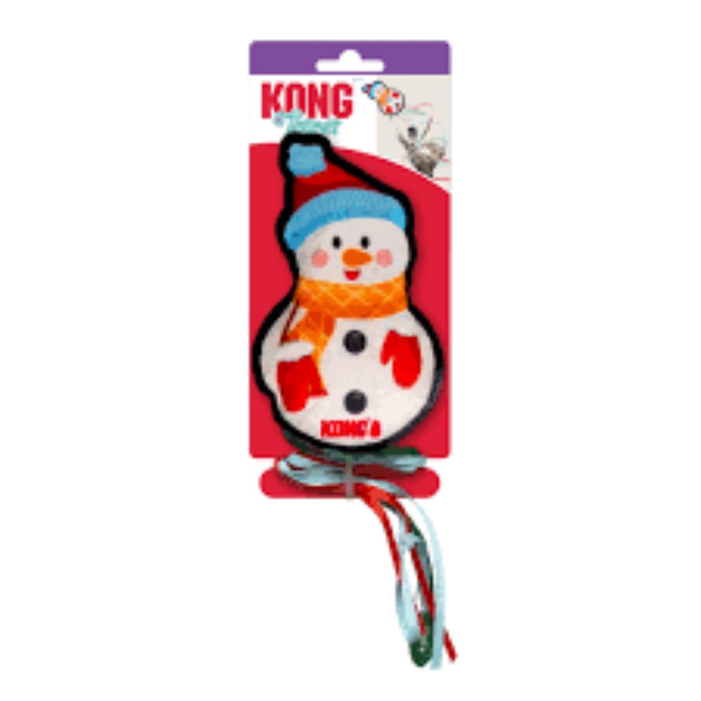 KONG Holiday Snowman Teaser Cat Toy
