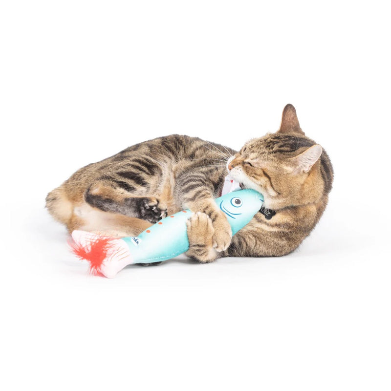 Huxley and Kent Merry Fishmas Sardine Mint Cat Toy