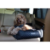 Nandog DOG CAR SEAT BED VEGAN LEATHER PRIVE COLLECTION - BLACK
