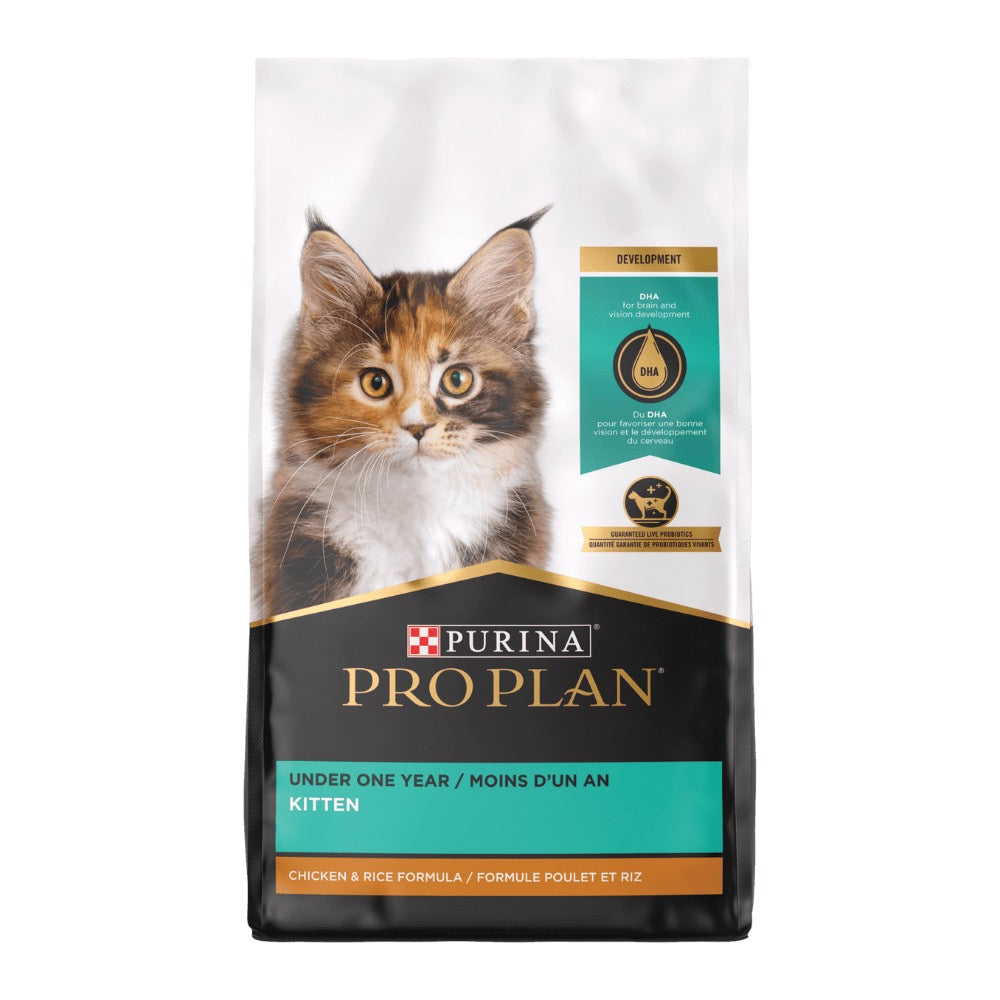 Purina Pro Plan FOCUS Kitten Chicken Rice Formula Dry Cat Food 3.5LB Paws and Whiskers