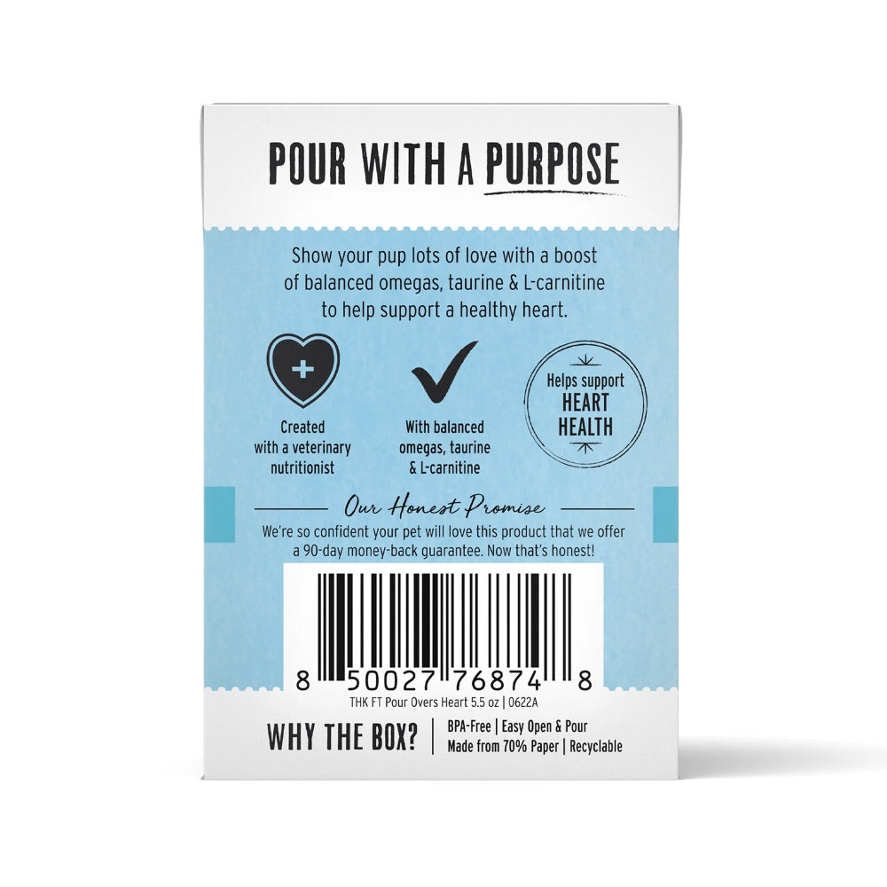 The Honest Kitchen FUNCTIONAL POUR OVERS: HEART HEALTH - TURKEY BROTH & SALMON STEW - 1 Box