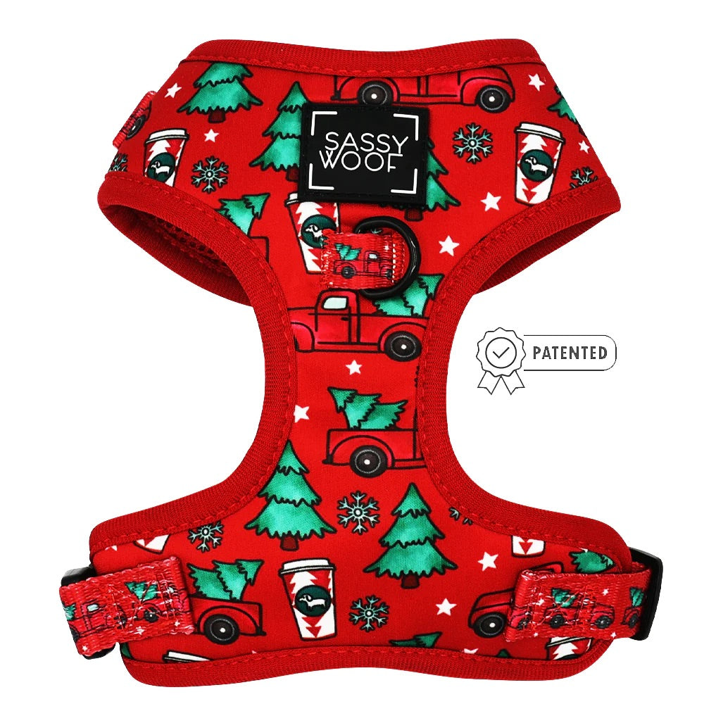 Sassy Woof O Christmas Treat Adjustable Harness