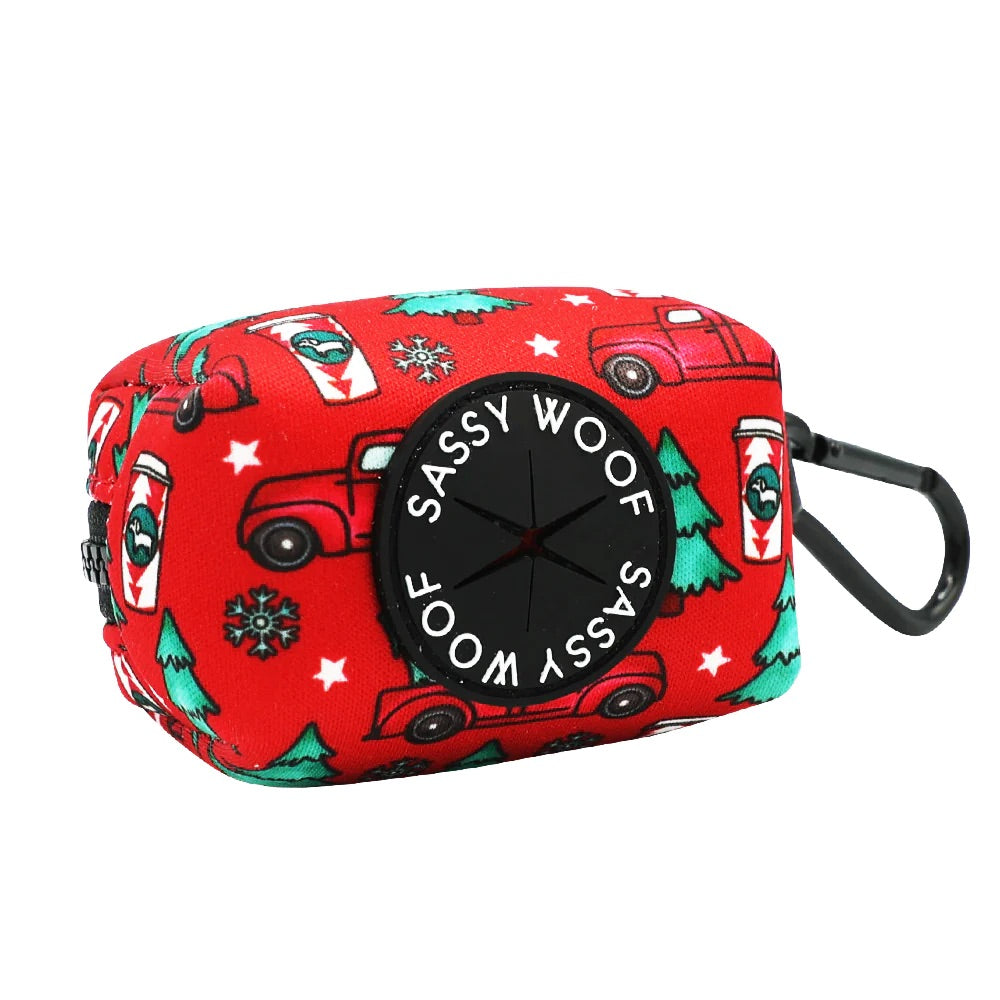 Sassy Woof O Christmas Treat Waste Bag Holder