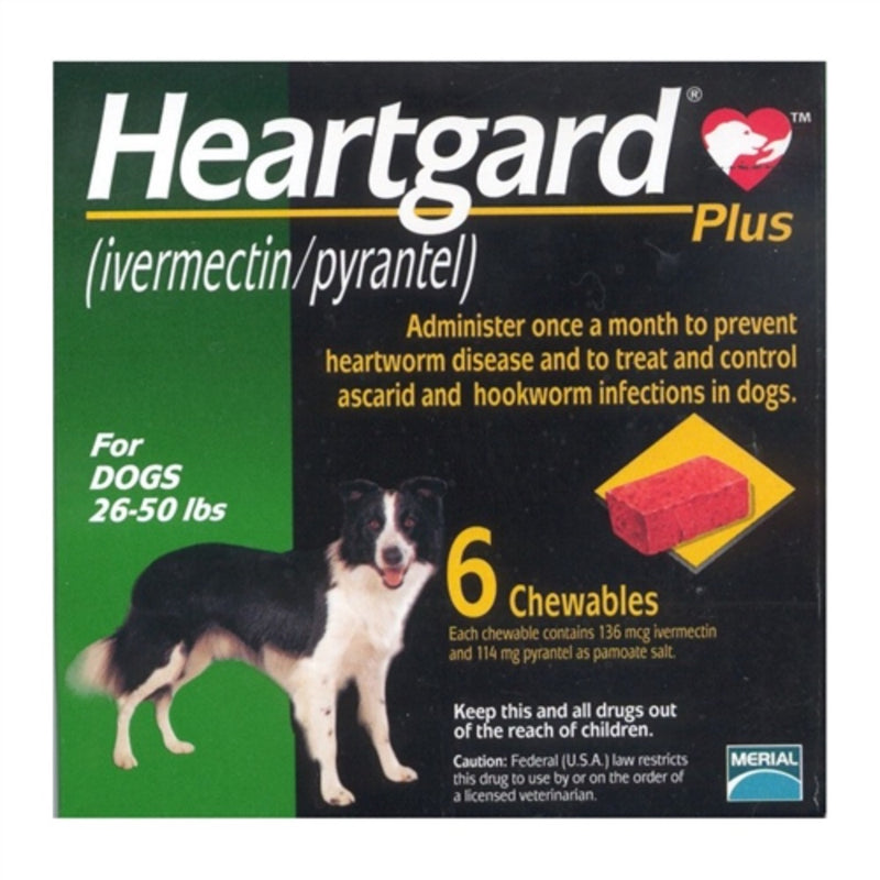 Heartgard Plus Soft Chew for Dogs 26-50 lbs - 1 Dose