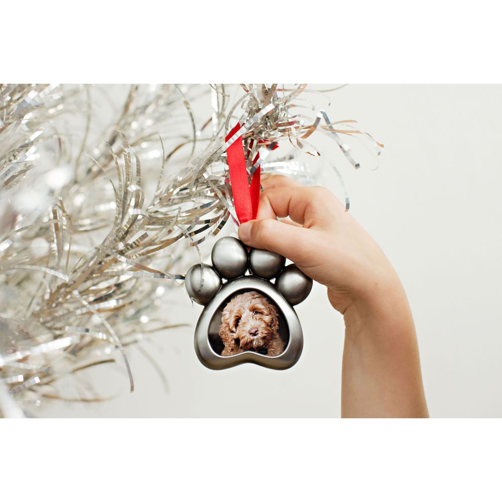 Pearhead Paw Print Holiday Ornament