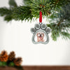 Pearhead Paw Print Holiday Ornament