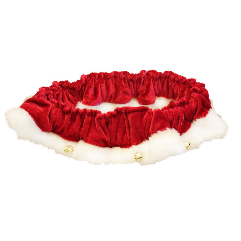 Huxley & Kent Red Santa Holiday Ruff with Bells