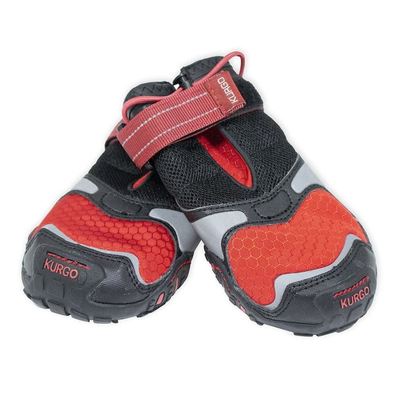 Kurgo Blaze Cross Red Dog Shoes - Set Of 4
