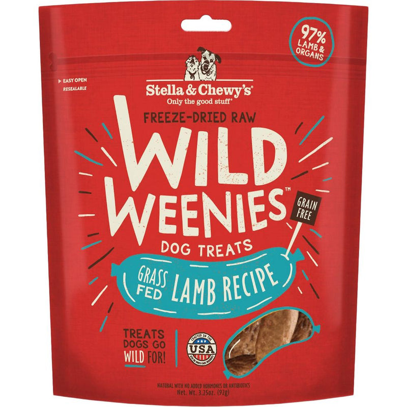 Stella & Chewy's® Freeze Dried Raw Wild Weenies Grain Free Grass-Fed Lamb Recipe Dog Treats 3.25oz