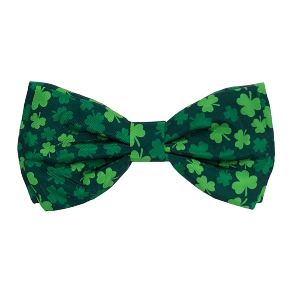 Lucky Shamrock Bow Tie by Huxley & Kent
