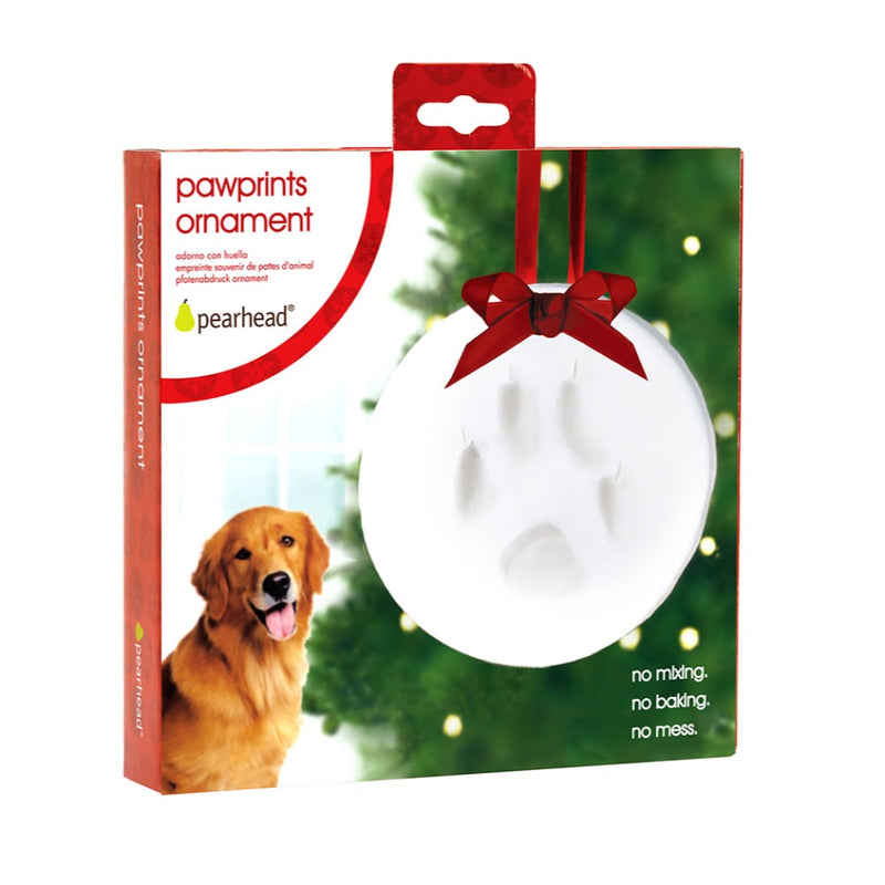 PEARHEAD PAWPRINTS ORNAMENT