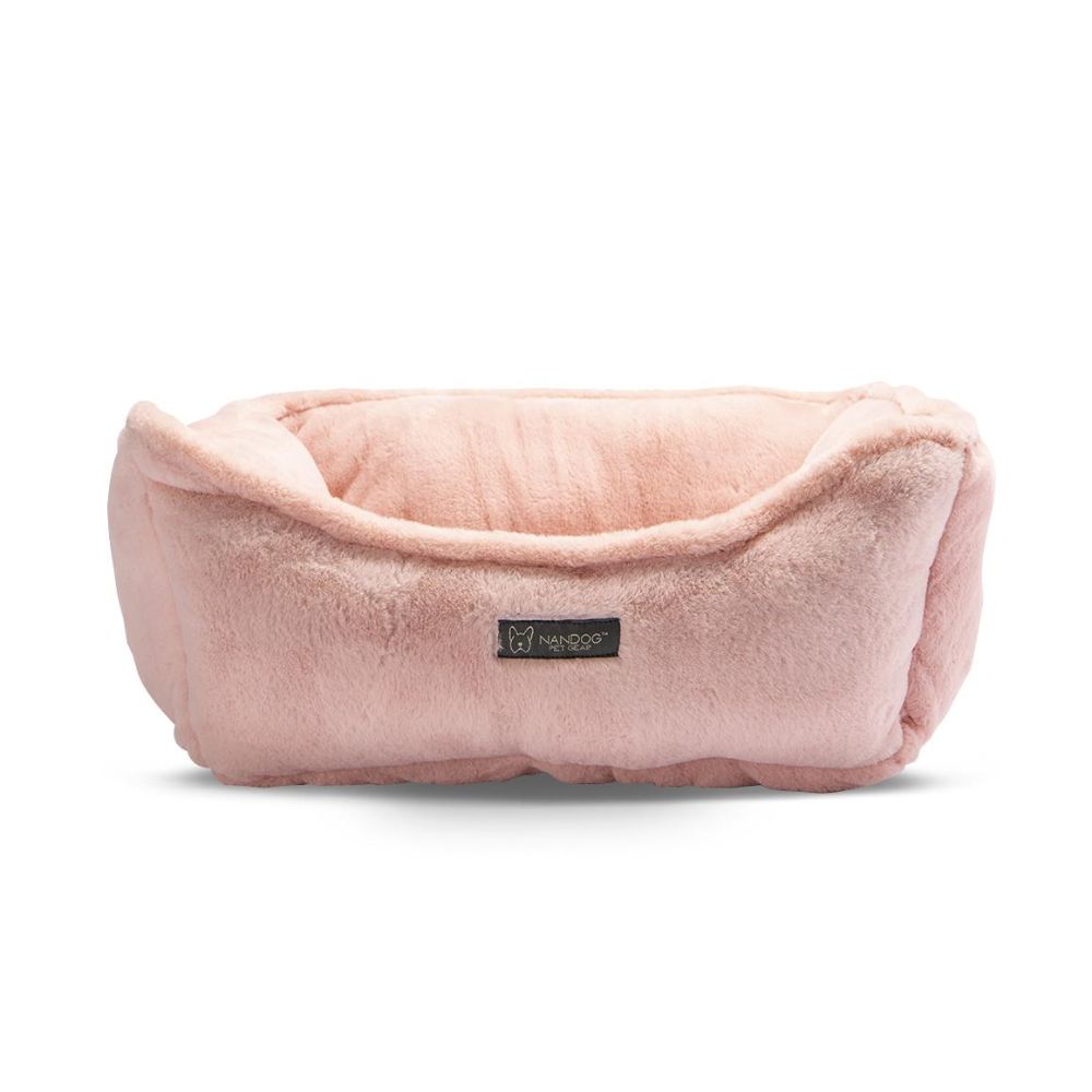 Nandog Cloud Reversible Blush Pink Bed