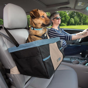Kurgo Rover Booster Seat - Black/Blue