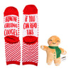 Pearhead Sock & Dog Toy Gift Set Christmas Cookie