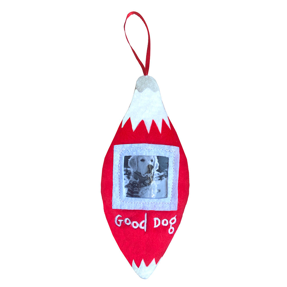 Huxley & Kent Good Dog Frame Ornament