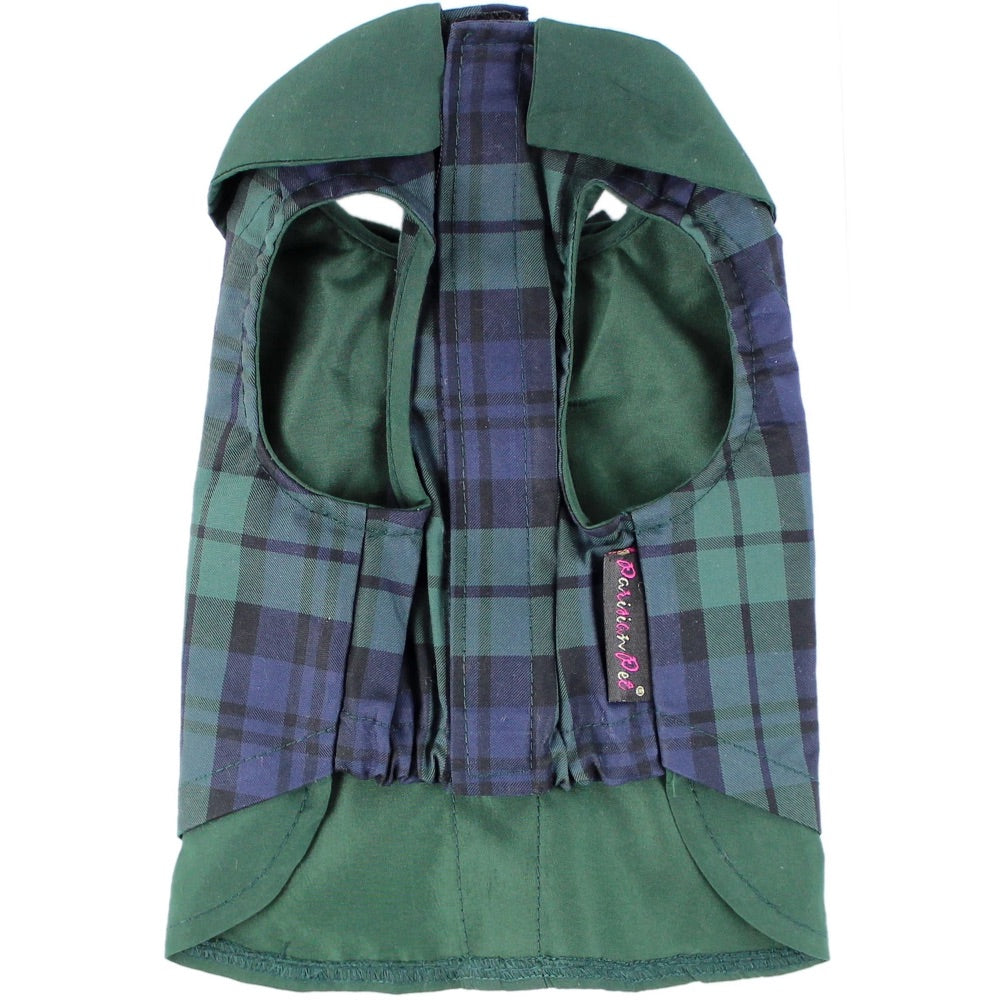 Parisian Pet Green/Blue Plaid Scottish Tuxedo