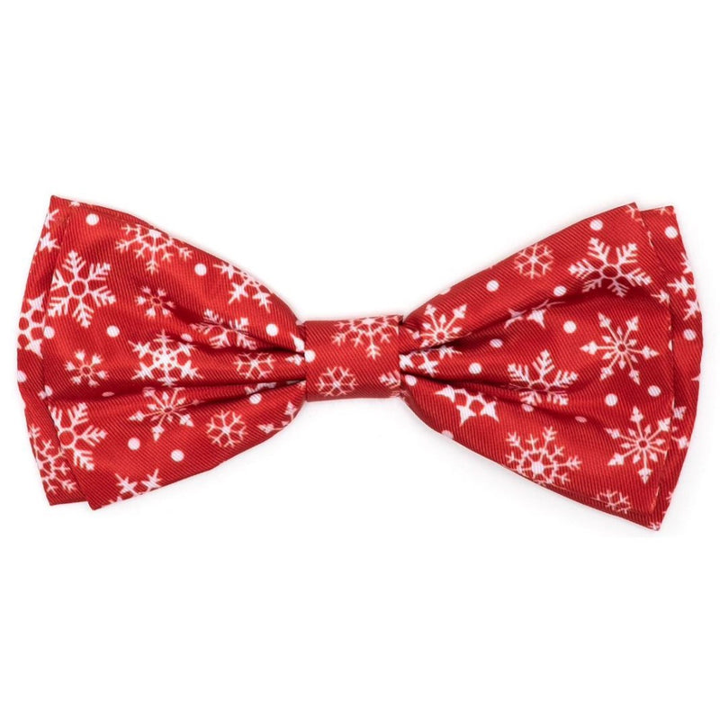 The Worthy Dog Let It Snow Bow Tie