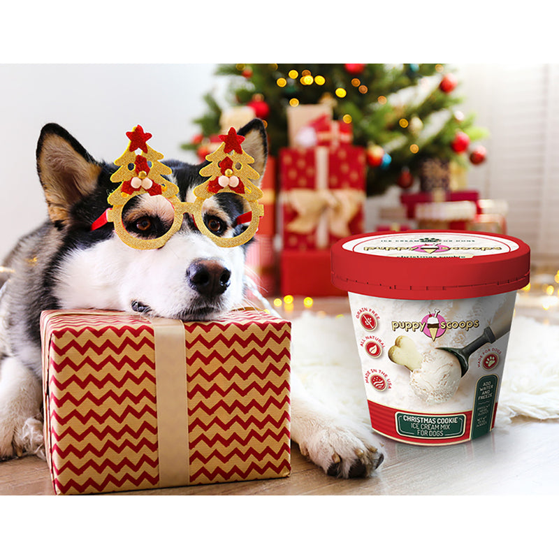 Puppy Scoops Christmas Cookie Holiday Ice Cream Mix- 2.32oz