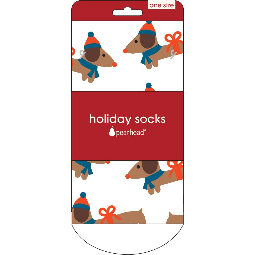 Pearhead Holiday Dog Socks