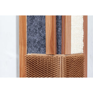 Petpals Eve Wall Scratcher With Sisal Pad and Rubber Massager