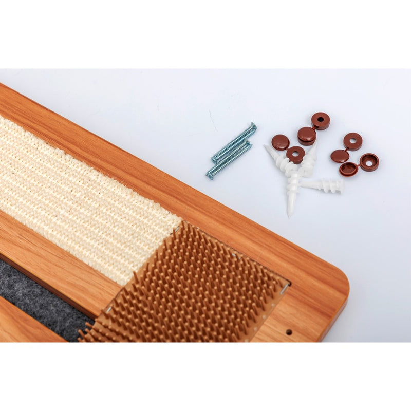 Petpals Eve Wall Scratcher With Sisal Pad and Rubber Massager