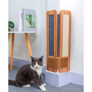 Petpals Eve Wall Scratcher With Sisal Pad and Rubber Massager