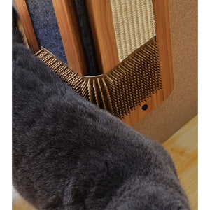 Petpals Eve Wall Scratcher With Sisal Pad and Rubber Massager