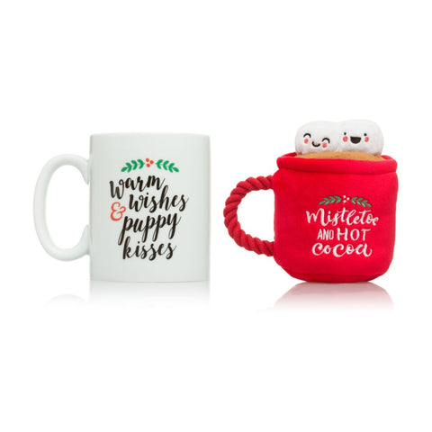 Pearhead Naughty List / Nice List Human and Dog Sock Set