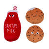 Pearhead Kate & Milo Milk & Cookies Dog Toys, Set of 3