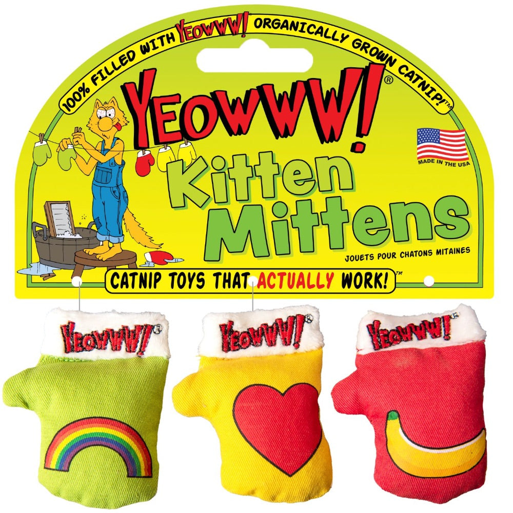 Yeowww! Kitten Mittens 3-pack