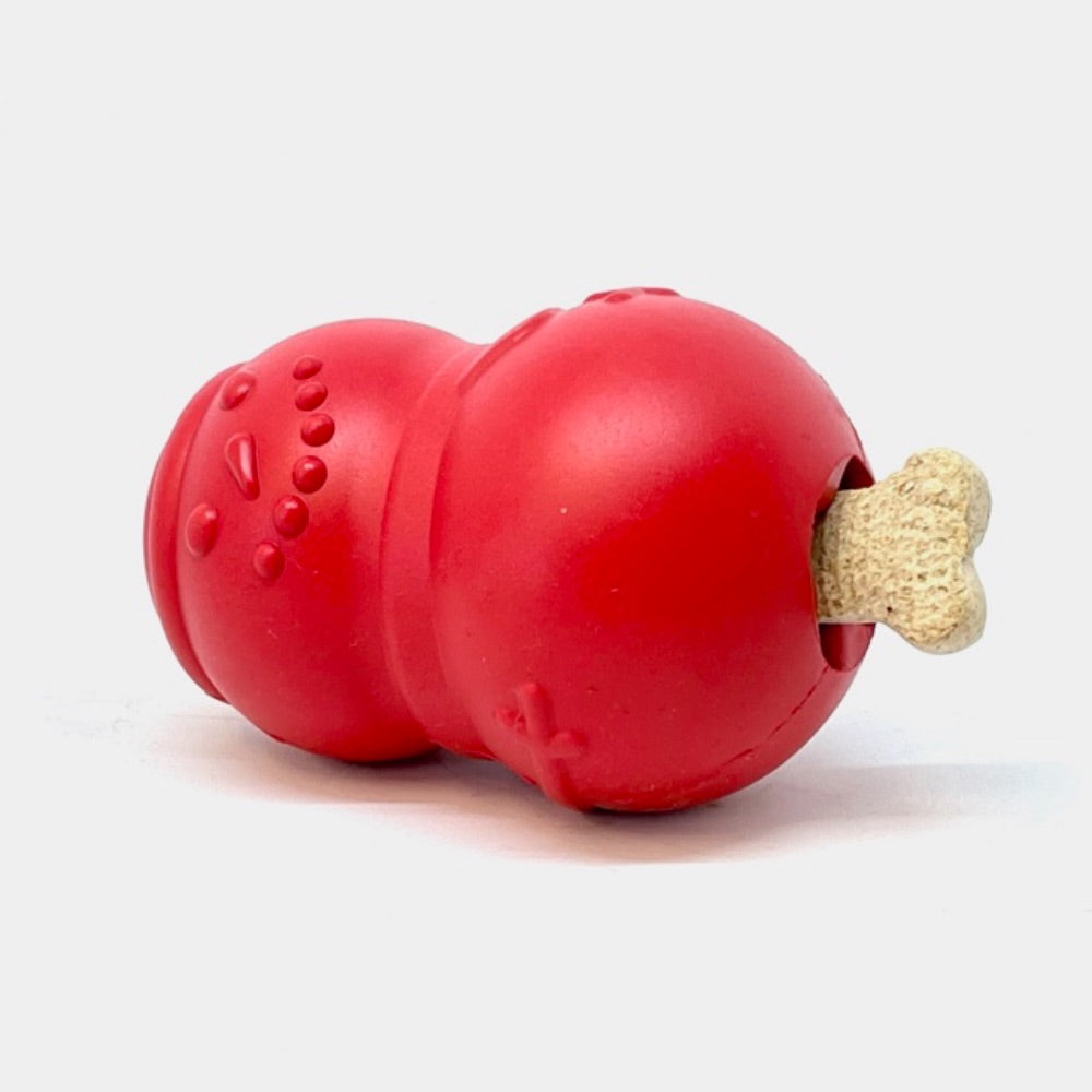 SodaPup Kick Butt Rubber Snowman Red - Large