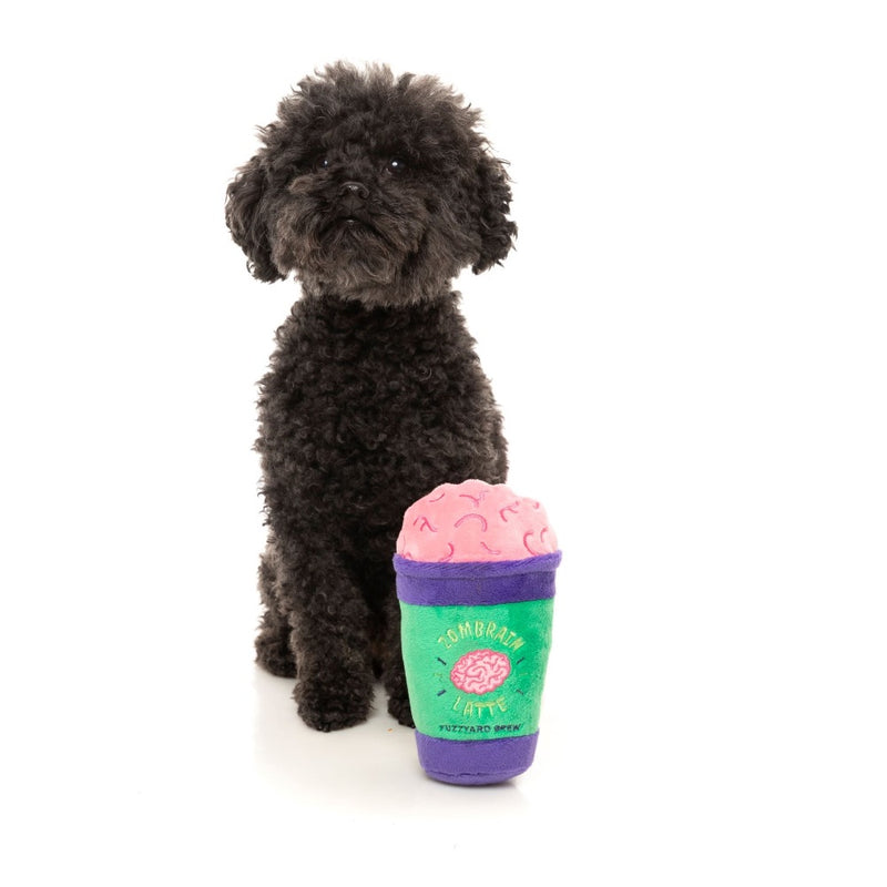 FuzzYard Zombrain Latte Dog Toy