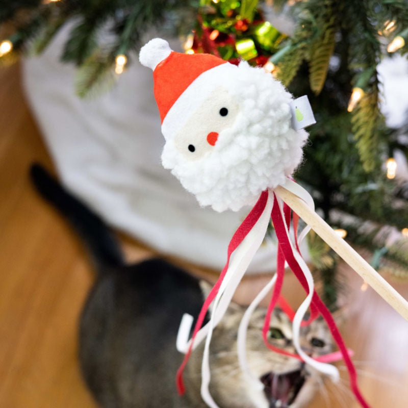 Pearhead Holiday Santa Cat Teaser