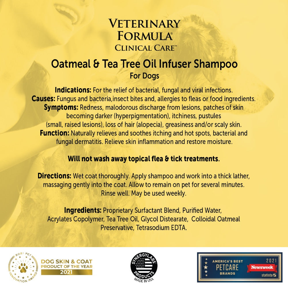 Veterinary Formula Oatmeal & Tea Tree Oil Infuser Shampoo